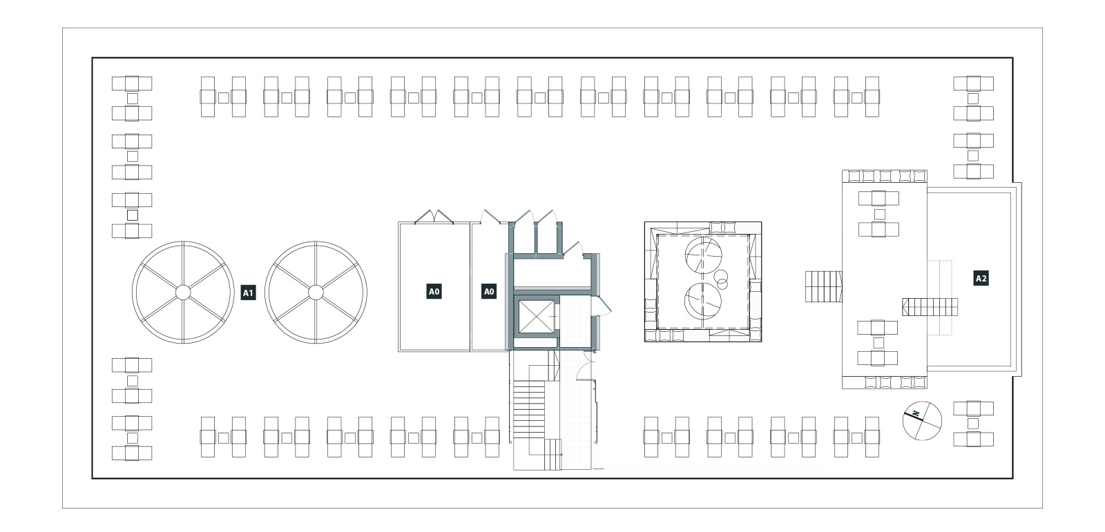 Strefa relaksu na dachu apartamentowca Sea & Lake